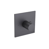 Isenberg By Flusso - 3/4'' Thermostatic Valve With Trim - Dark Grey