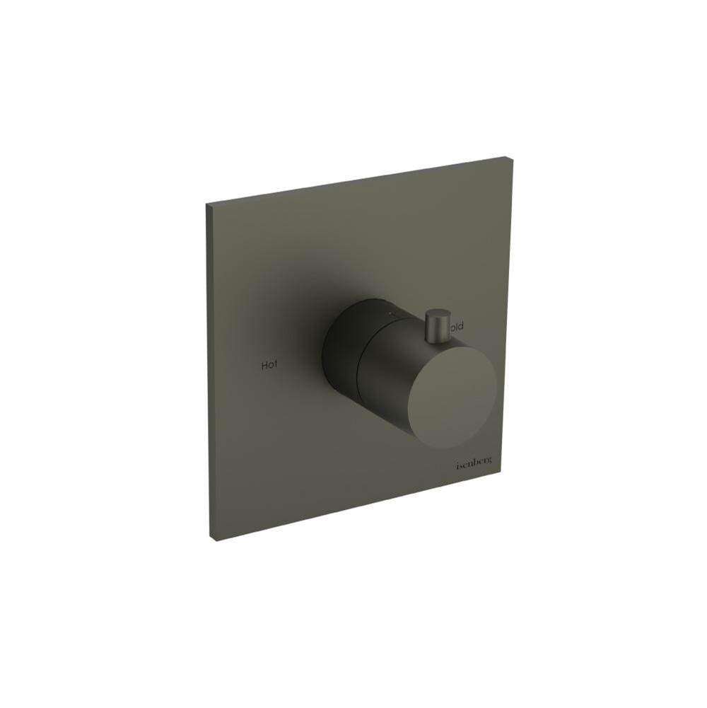 Isenberg By Flusso - 3/4'' Thermostatic Valve With Trim - Dark Green