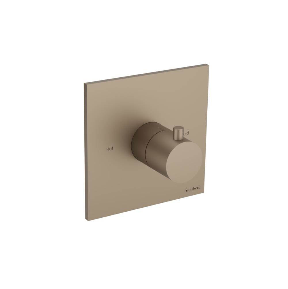 Isenberg By Flusso - 3/4'' Thermostatic Valve With Trim - Dark Tan
