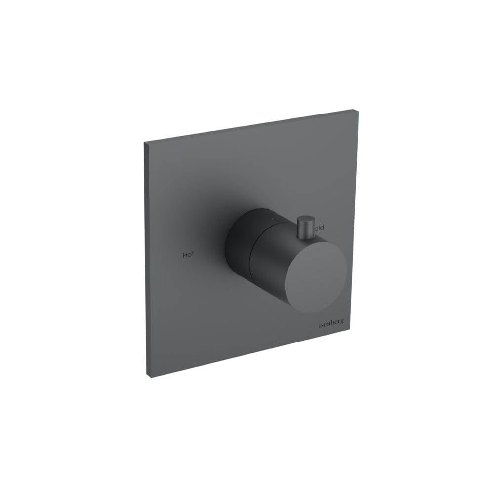 Isenberg By Flusso - 3/4'' Thermostatic Valve With Trim - Rock Grey