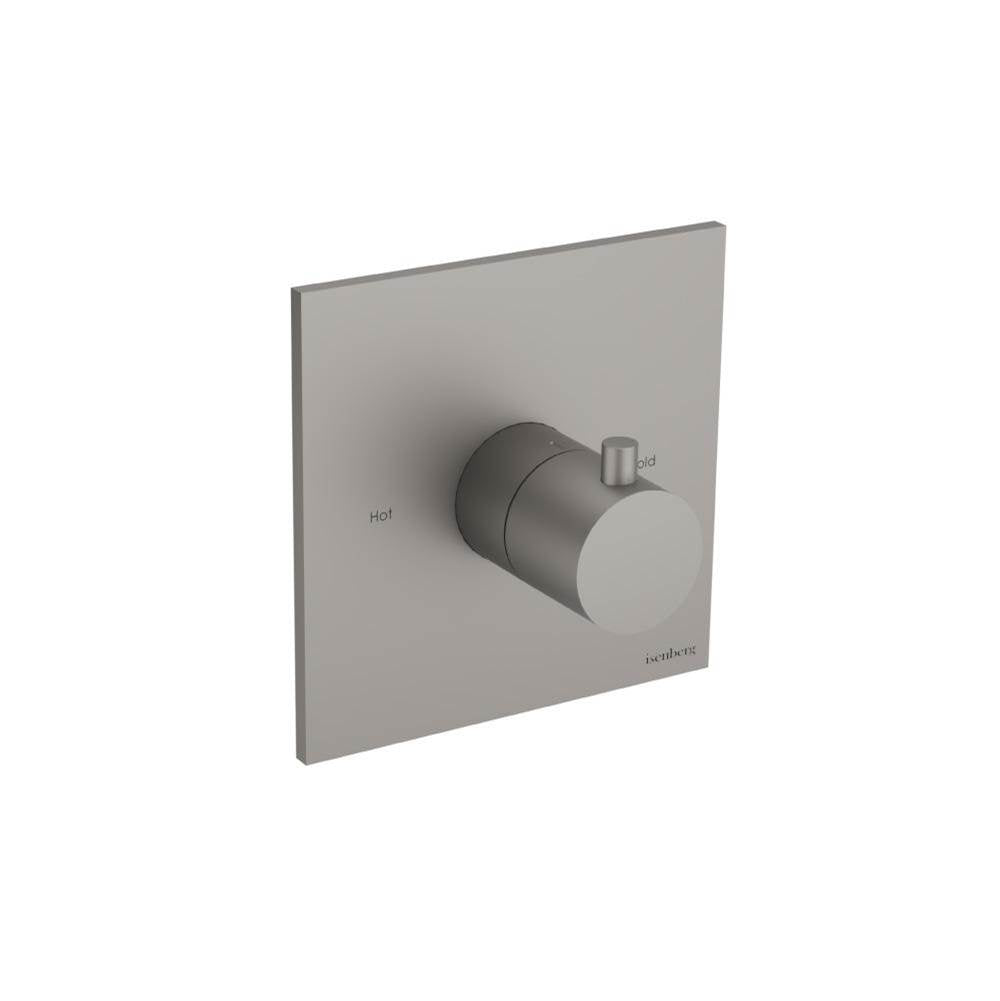 Isenberg By Flusso - 3/4'' Thermostatic Valve With Trim - Steel Grey