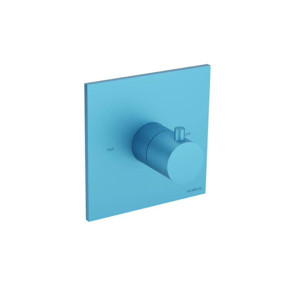 Isenberg By Flusso - 3/4'' Thermostatic Valve With Trim - Sky Blue