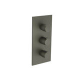 Isenberg By Flusso - 3/4'' Thermostatic Valve and Trim - 2 Outputs - Dark Green