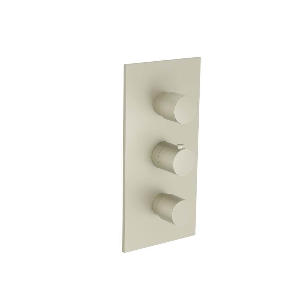 Isenberg By Flusso - 3/4'' Thermostatic Valve and Trim - 2 Outputs - Light Verde