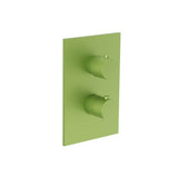Isenberg By Flusso - 3/4 '' Thermostatic Valve & Trim - With 2-Way Diverter - 2 Output - Isenberg Green