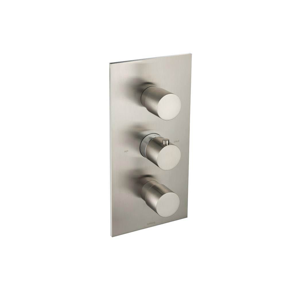 Isenberg By Flusso - Trim For Thermostatic Valve - Brushed Nickel PVD