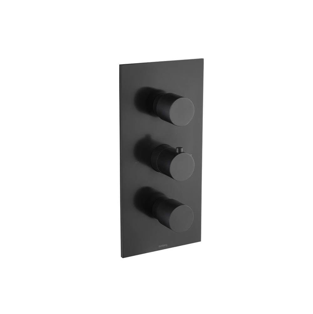 Isenberg By Flusso - Trim For Thermostatic Valve - Matte Black