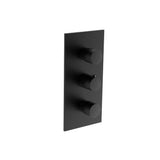 Isenberg By Flusso - 3/4'' Thermostatic Valve & Trim - 4 Output - Gloss Black