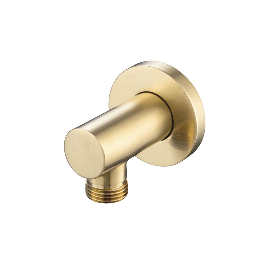 Isenberg By Flusso - Wall Elbow - Satin Brass PVD