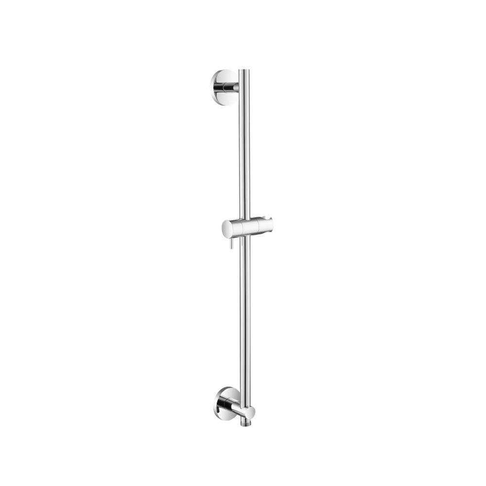 Isenberg By Flusso - Shower Slide Bar With Integrated Wall Elbow - Polished Nickel PVD