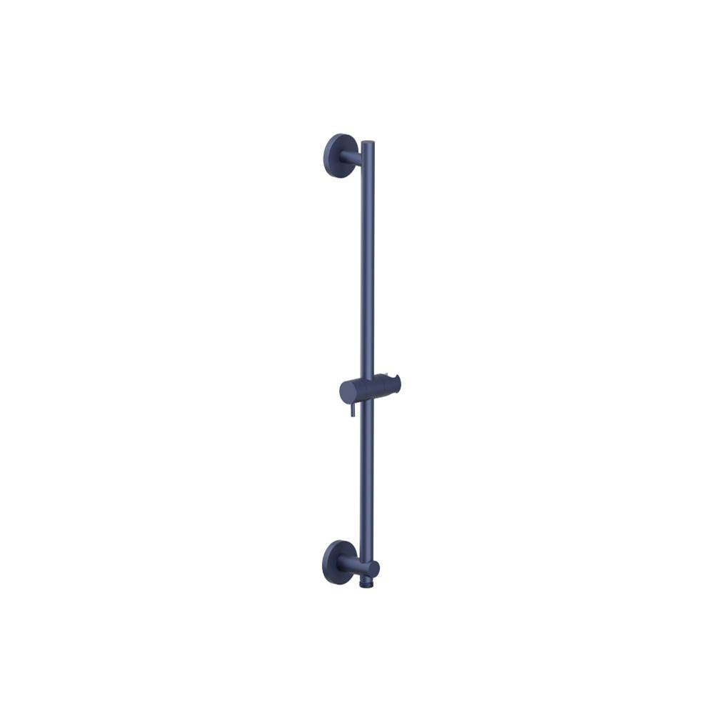 Isenberg By Flusso - Shower Slide Bar With Integrated Wall Elbow - Navy Blue
