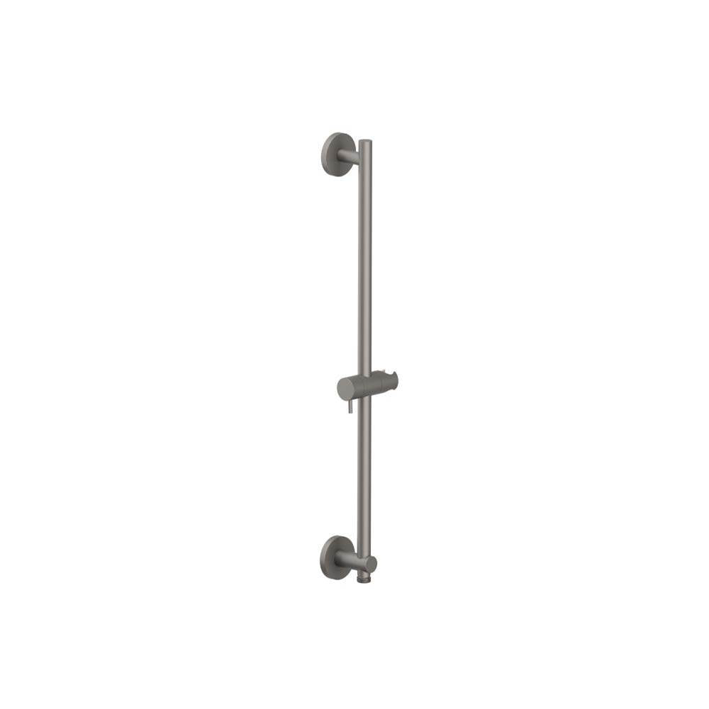 Isenberg By Flusso - Shower Slide Bar With Integrated Wall Elbow - Steel Grey