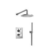 Isenberg By Flusso - Two Output Shower Set With Shower Head And Hand Held - Chrome