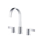 Isenberg By Flusso - Three Hole 8'' Widespread Two Handle Bathroom Faucet - Chrome