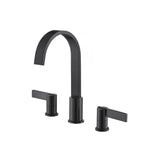 Isenberg By Flusso - 3 Hole Deck Mount Roman Tub Faucet - Matte Black