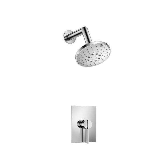 Isenberg By Flusso - Single Output Shower Set With ABS Shower Head & Arm - Chrome