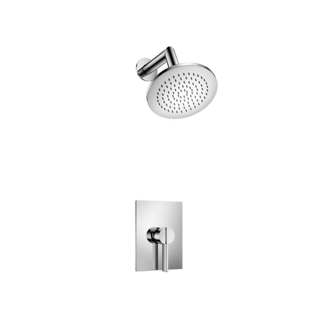 Isenberg By Flusso - Single Output Shower Set With Brass Shower Head & Arm - Chrome