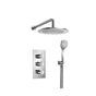 Isenberg By Flusso - Two Output Shower Set With Shower Head And Hand Held - Chrome