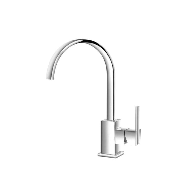 Isenberg By Flusso - Single Hole Bathroom Faucet - With Swivel Spout - Chrome