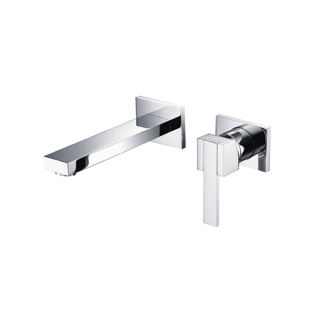 Isenberg By Flusso - Single Handle Wall Mounted Bathroom Faucet - Chrome