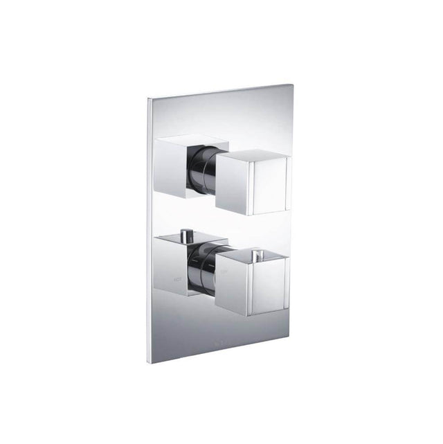 Isenberg By Flusso - 3/4'' Thermostatic Valve & Trim - 3 Output - Chrome