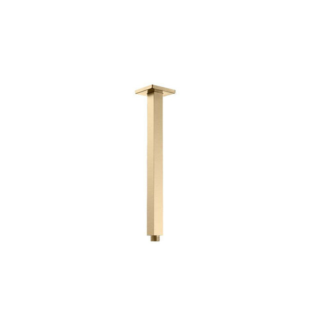 Isenberg By Flusso - Ceiling Mount Shower Arm - 12'' - Brushed Bronze Pvd