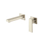 Isenberg By Flusso - Single Handle Wall Mounted Bathroom Faucet - Brushed Nickel PVD