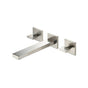 Isenberg By Flusso - Two Handle Wall Mounted Bathroom Faucet - Brushed Nickel PVD