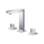 Isenberg By Flusso - Three Hole 8'' Widespread Two Handle Bathroom Faucet - Polished Nickel PVD
