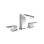 Isenberg By Flusso - Three Hole 8'' Widespread Two Handle Bathroom Faucet - Matte Black