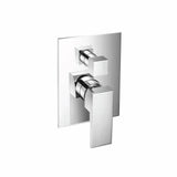Isenberg By Flusso - Tub / Shower Trim With Pressure Balance Valve & Integrated 2-Way Diverter - 2-Output - Polished Nickel PVD