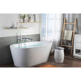 Trim For Wall Mount Tub Filler With Hand Shower