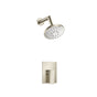 Isenberg By Flusso - Single Output Shower Set With ABS Shower Head & Arm - Brushed Nickel PVD