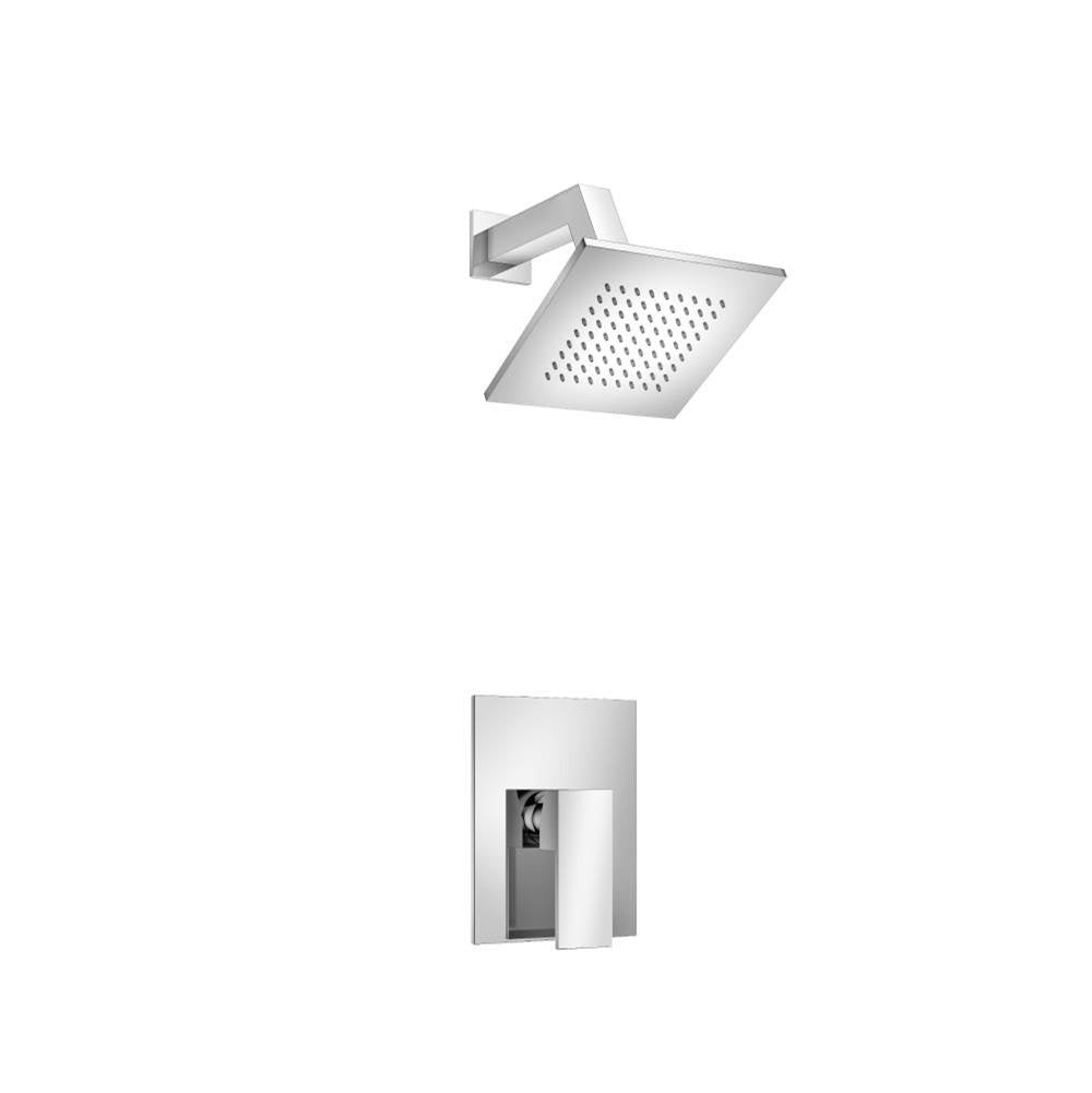 Isenberg By Flusso - Single Output Shower Set With Brass Shower Head & Arm - Polished Nickel PVD