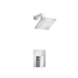 Isenberg By Flusso - Single Output Shower Set With Brass Shower Head & Arm - Polished Nickel PVD