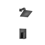 Isenberg By Flusso - Single Output Shower Set With Brass Shower Head & Arm - Matte Black