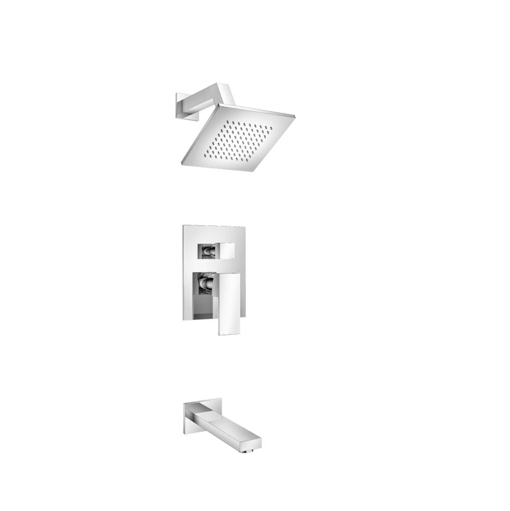 Isenberg By Flusso - Two Output Shower Set With Shower Head And Tub Spout - Chrome