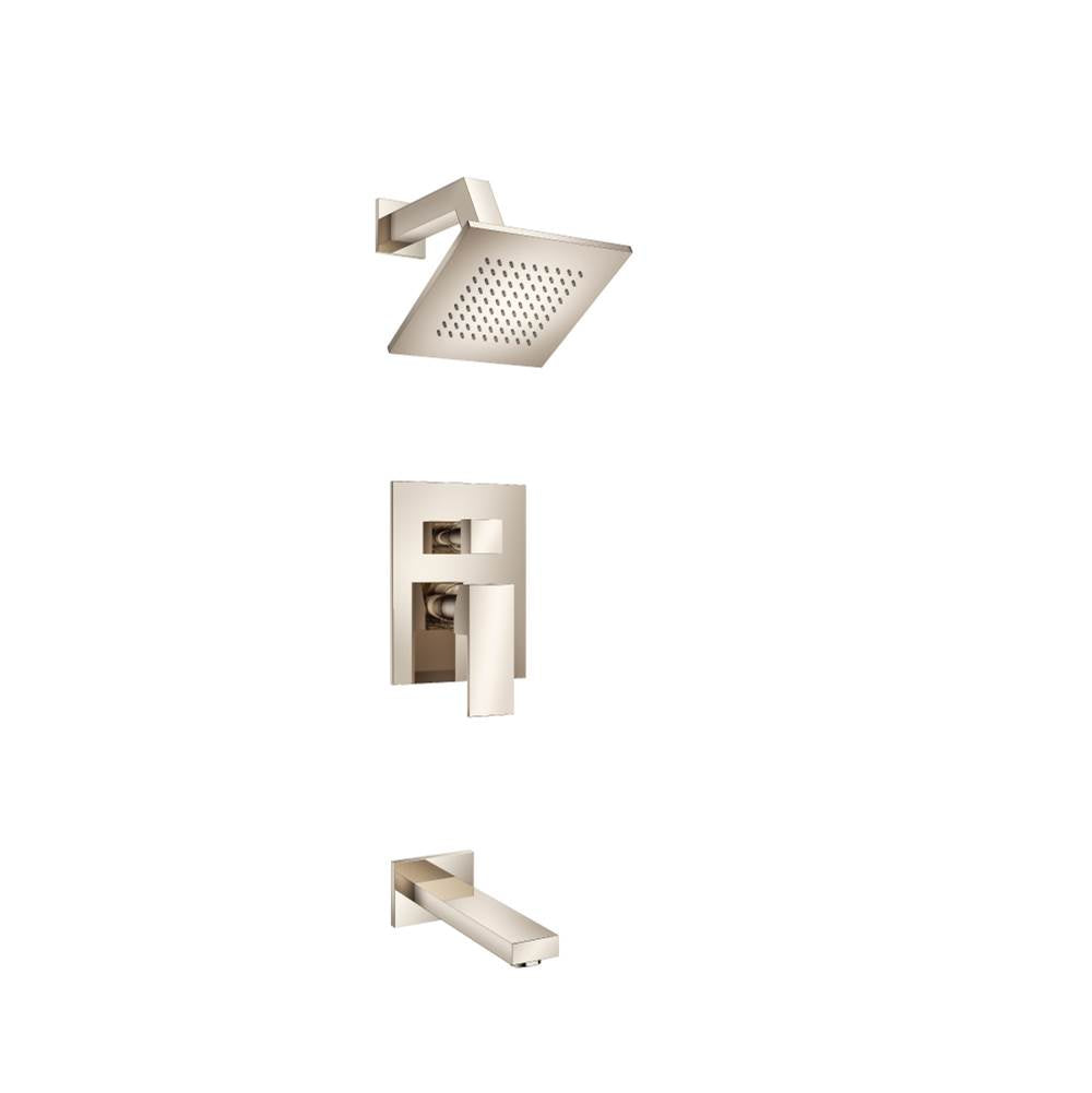 Isenberg By Flusso - Two Output Shower Set With Shower Head And Tub Spout - Polished Nickel PVD