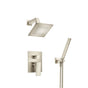 Isenberg By Flusso - Two Output Shower Set With Shower Head And Hand Held - Brushed Nickel PVD