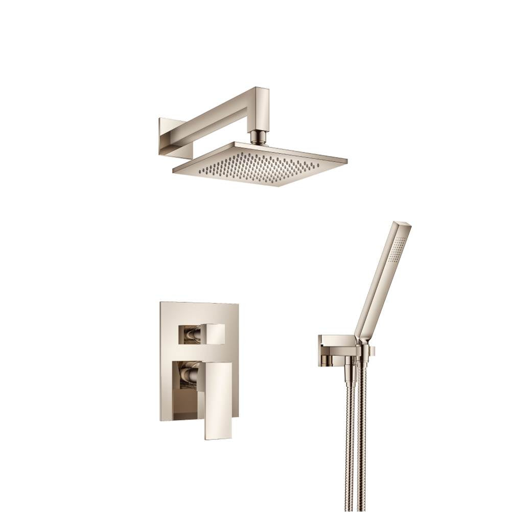 Isenberg By Flusso - Two Output Shower Set With Shower Head And Hand Held - Polished Nickel PVD