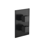 Isenberg By Flusso - 3/4'' Thermostatic Valve & Trim - 3 Output - Matte Black
