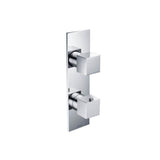 Isenberg By Flusso - 3/4'' Thermostatic Shower Valve & Trim  - 3-Output - Chrome