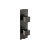 Isenberg By Flusso - 3/4'' Thermostatic Shower Valve & Trim  - 3-Output - Matte Black