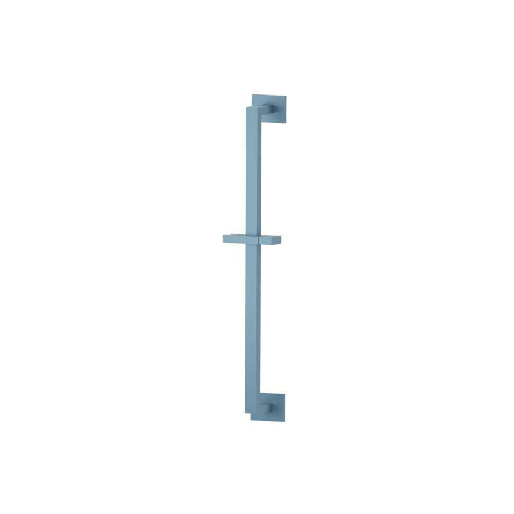 Isenberg By Flusso - Shower Slide Bar With Integrated Wall Elbow - Blue Platinum