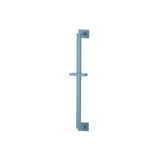 Isenberg By Flusso - Shower Slide Bar With Integrated Wall Elbow - Blue Platinum