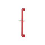 Isenberg By Flusso - Shower Slide Bar With Integrated Wall Elbow - Deep Red