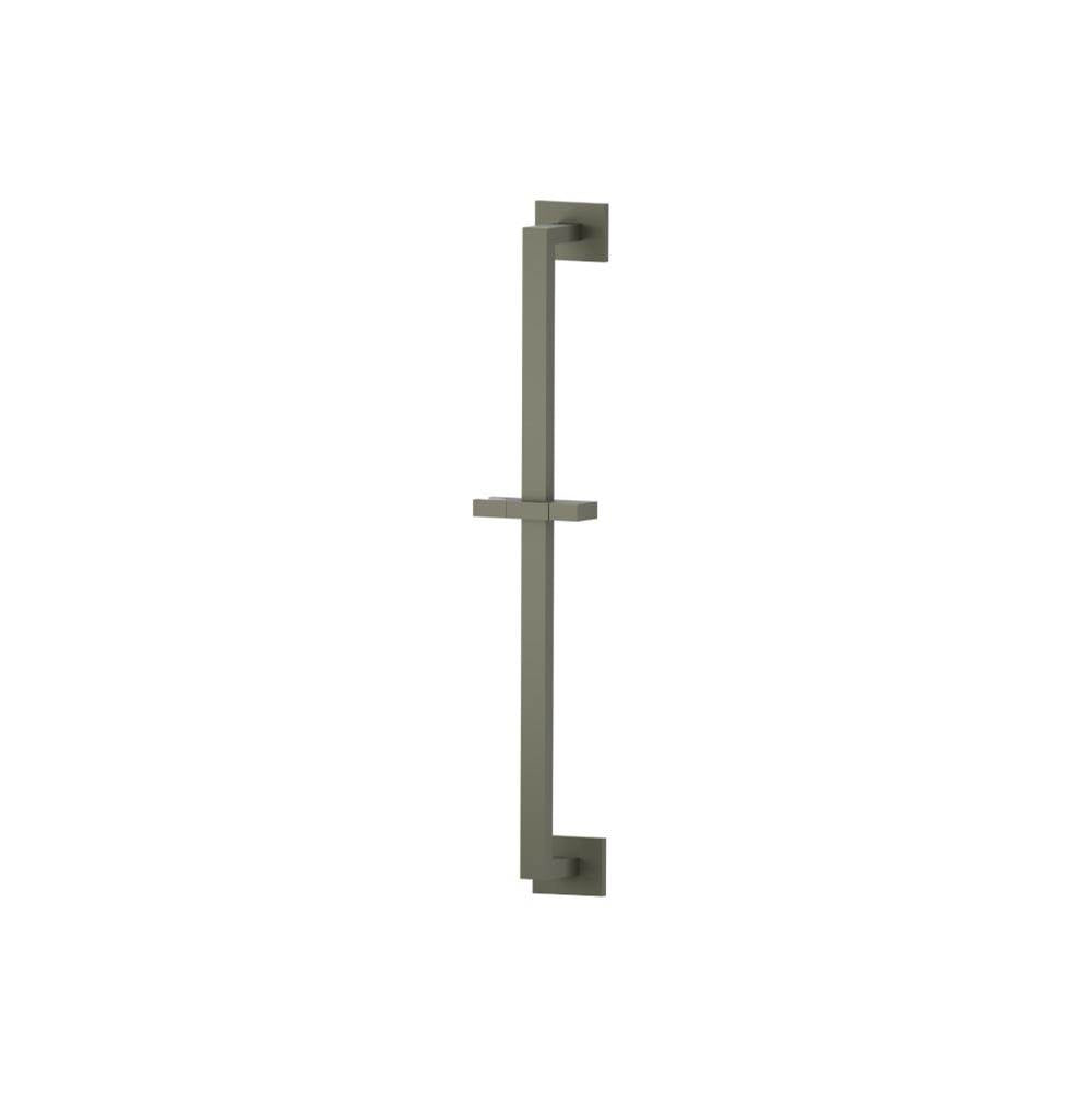 Isenberg By Flusso - Shower Slide Bar With Integrated Wall Elbow - Gun Metal Grey