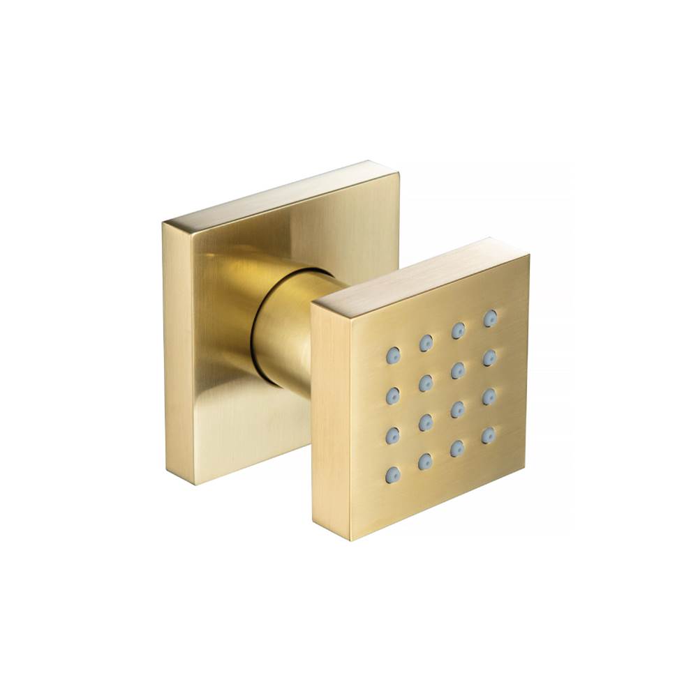 Isenberg By Flusso - Body Jet - With Swivel Action - Satin Brass PVD