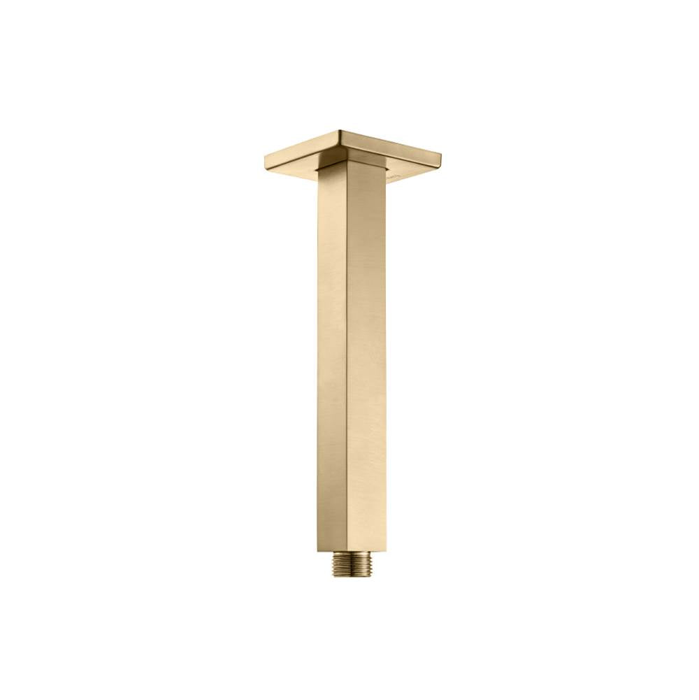 Isenberg By Flusso - Ceiling Mount Shower Arm - 6'' - Brushed Bronze Pvd