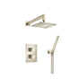 Isenberg By Flusso - Two Output Shower Set With Shower Head And Hand Held - Brushed Nickel PVD